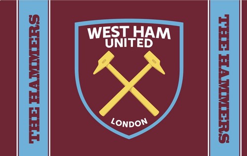 West ham supporters - flag,