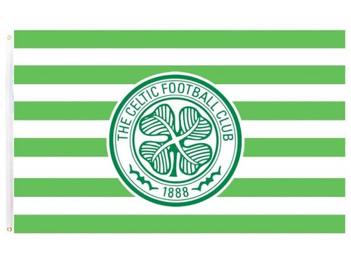 Celtic stripes crest flag x - celtic, 5