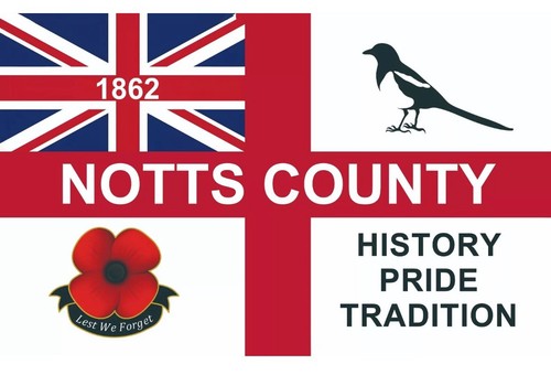 Notts county supporters flag - supporters,